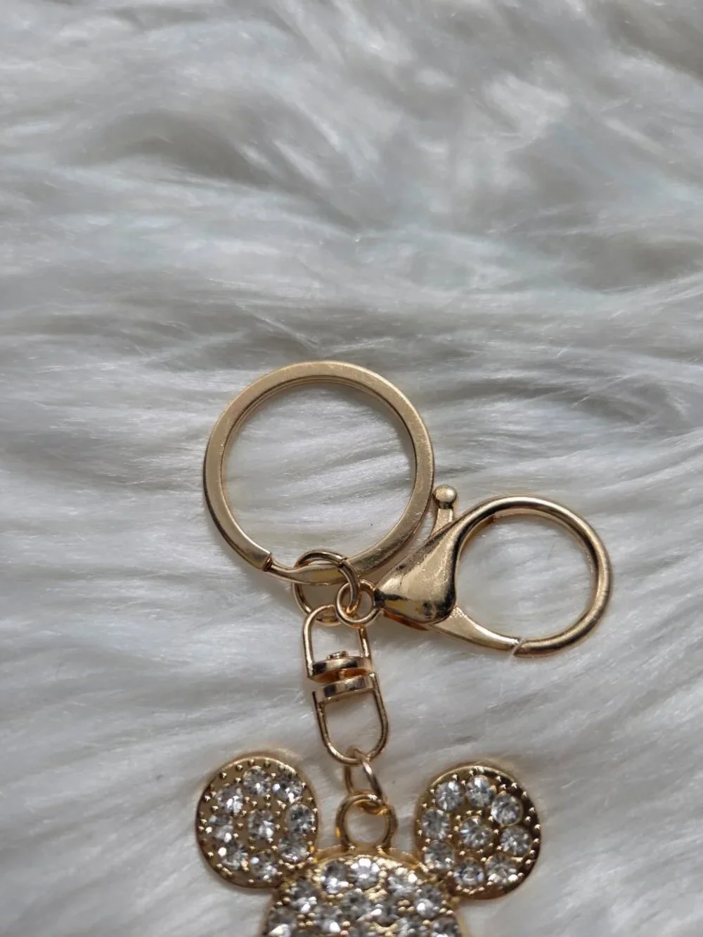 Mickey Mouse Ears Key Design Keychain